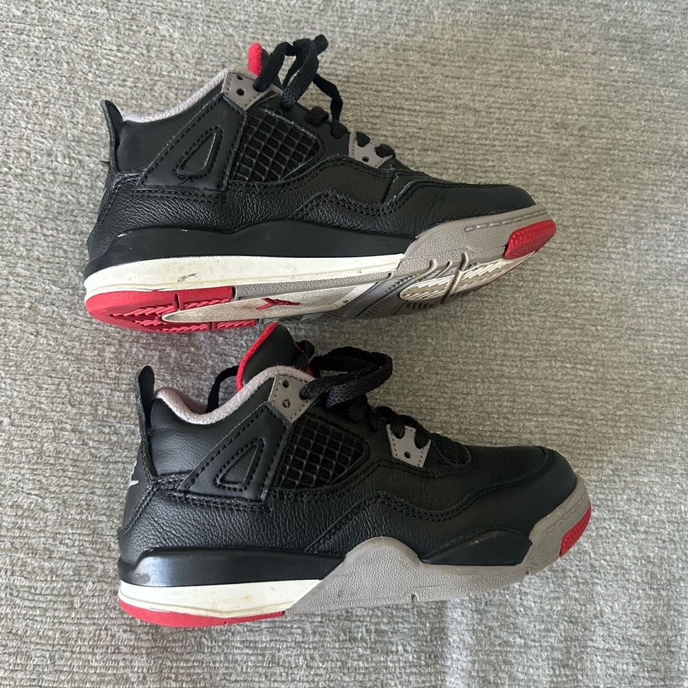 Kids Black and Red Sneakers